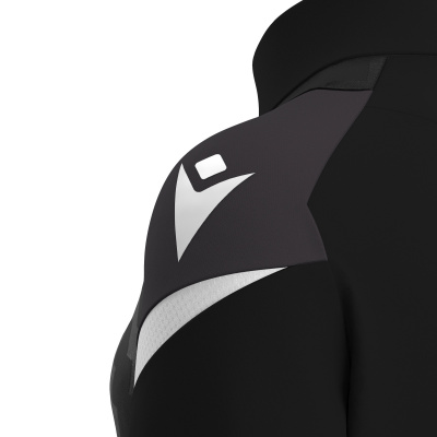 Толстовка тренировочная женская LEONA TRAINING 1/4 ZIP TOP BLACK/WHITE