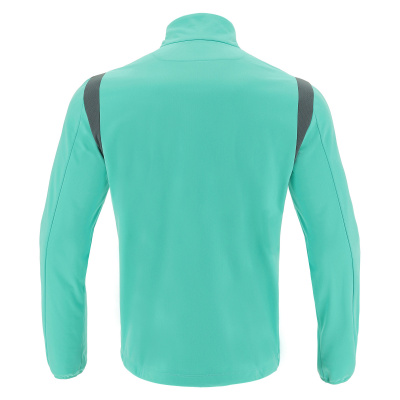 Толстовка тренировочная MACRON GANGE TRAINING 1/4 ZIP TOP TURQUOISE/ANTHRACITE