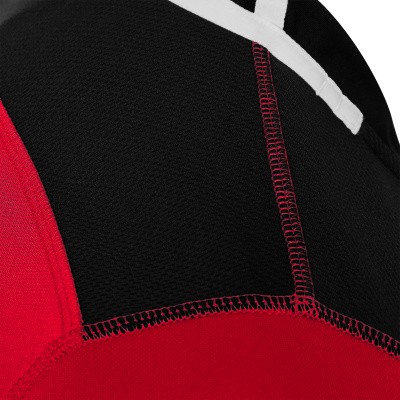 Регбийка игровая MACRON JASPER SHIRT RED/BLACK
