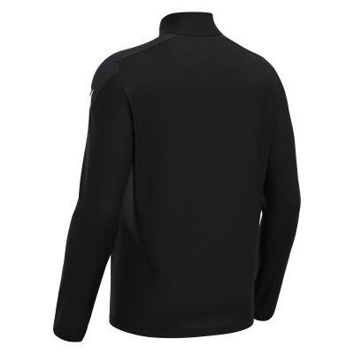 Толстовка тренировочная MACRON YARUGA TRAINING 1/4 ZIP TOP BLACK/DARK GREY