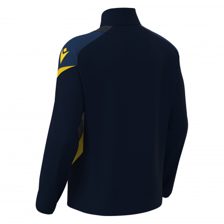 Толстовка тренировочная HOLLOW TRAINING 1/4 ZIP TOP BLACK/YELLOW