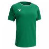 Футболка спортивная женская MACRON WIDIA ECO SHIRT GREEN/DARK GREEN/WHITE