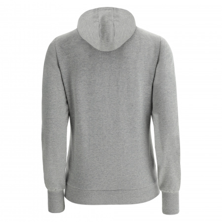 Олимпийка спортивная женская MACRON DRUM FULL ZIP HOODED SWEATSHIRT GREY MELANGE