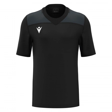 Регбийка игровая MACRON PERIDOT SHIRT BLACK/DARK GREY