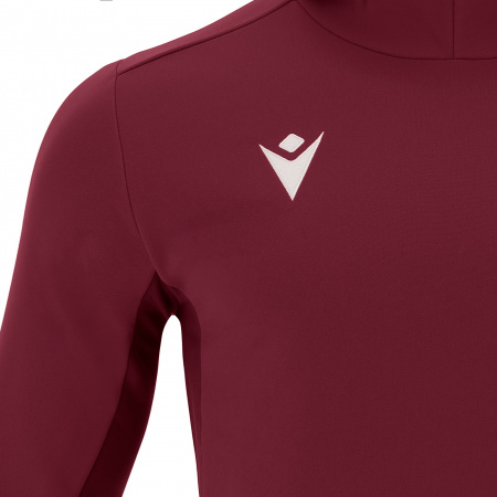 Толстовка спортивная MACRON ELECTRO HOODY POLYDIAGONAL CARDINAL