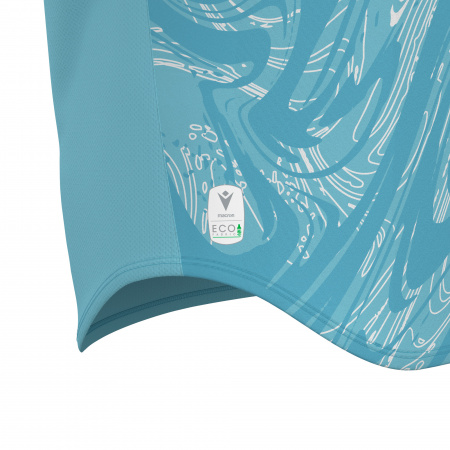 Футболка спортивная MACRON ARCANE ECO SHIRT COLUMBIA/WHITE
