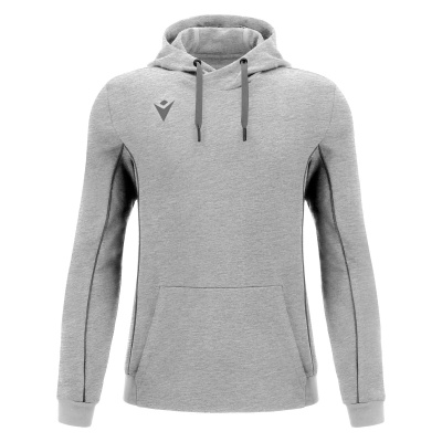 Худи MACRON THEATER ECO SUSTAINABLE COTTON HOODED SWEATSHIRT GREY MELANGE/ANTHRACITE