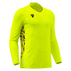 Футболка спортивная MACRON CORVUS ECO GK SHIRT NEON YELLOW/BLACK