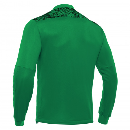 Олимпийка парадная MACRON SHIVA MICROFIBER FULL ZIP TOP GREEN/BLACK