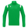 Толстовка тренировочная MACRON GANGE TRAINING 1/4 ZIP TOP GREEN/WHITE