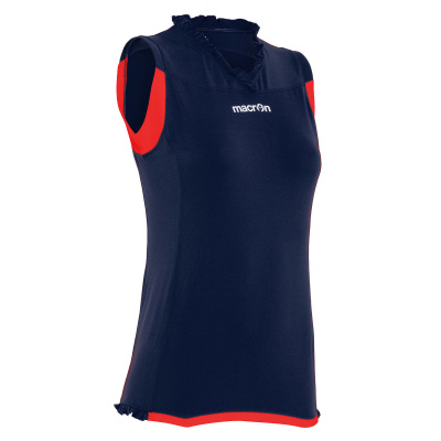 Майка спортивная MACRON XENON SLEEVELESS SHIRT NAVY/RED