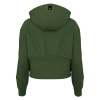 Толстовка женская MACRON BLOOM FULL LENGHT ZIP HOODED SWEATSHIRT MILITARY GREEN/LIGHT MILITARY GREEN
