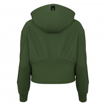 Толстовка женская MACRON BLOOM FULL LENGHT ZIP HOODED SWEATSHIRT MILITARY GREEN/LIGHT MILITARY GREEN