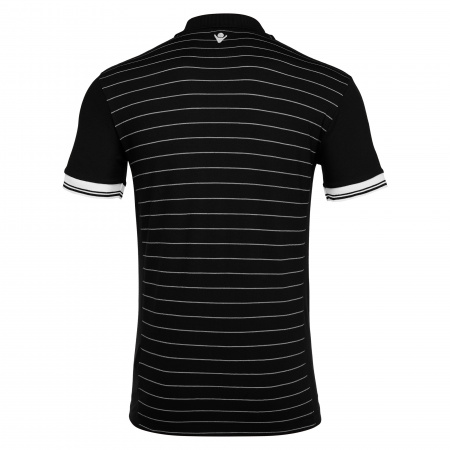 Поло парадное MACRON JUNGLE POLO BLACK/WHITE