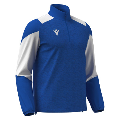 Толстовка тренировочная MACRON CUZCO TRAINING 1/4 ZIP TOP ROYAL BLUE/WHITE