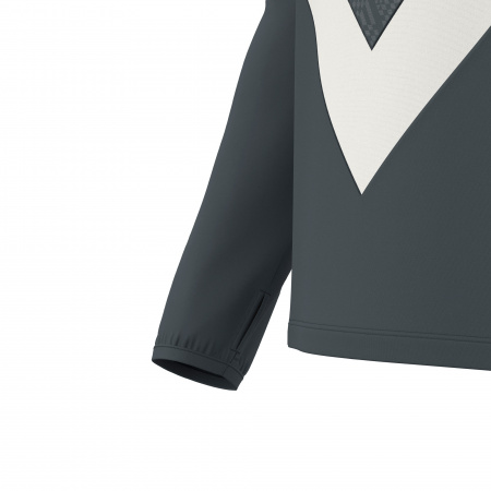 Толстовка тренировочная MACRON YARUGA TRAINING 1/4 ZIP TOP ANTHRACITE/OFFWHITE