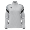 Толстовка тренировочная женская LEONA TRAINING 1/4 ZIP TOP STONE GREY/ANTHRACITE