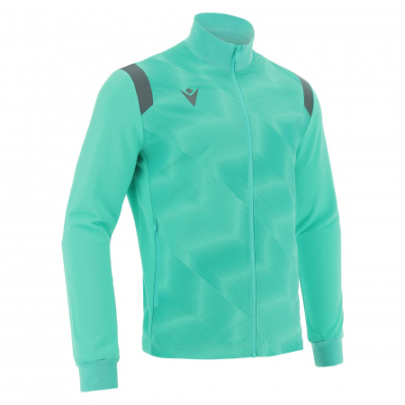 Олимпийка спортивная MACRON BENDIS MICRO FULL LENGTH ZIP TOP TURQUOISE/ANTHRACITE