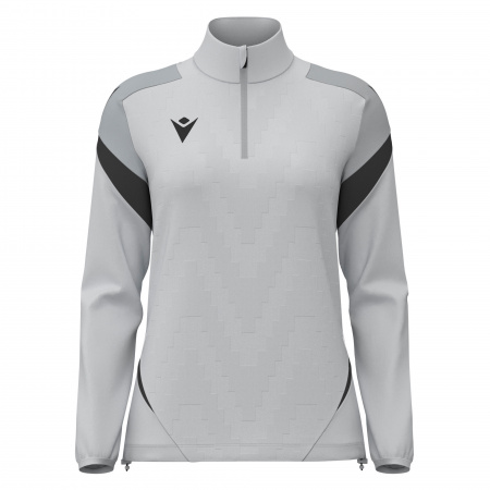 Толстовка тренировочная женская LEONA TRAINING 1/4 ZIP TOP STONE GREY/ANTHRACITE