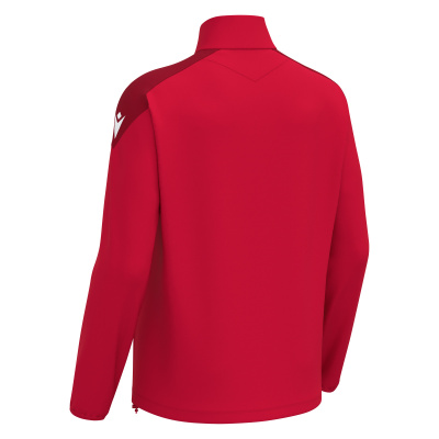 Толстовка тренировочная MACRON ANDUIN TRAINING 1/4 ZIP TOP RED/DARK RED