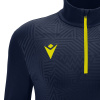 Толстовка тренировочная MACRON FRASER TRAINING 1/4 ZIP TOP NAVY/YELLOW