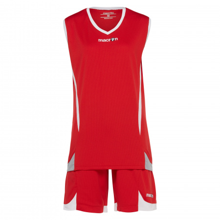 Комплект баскетбольный MACRON RAJA SET RED/WHITE