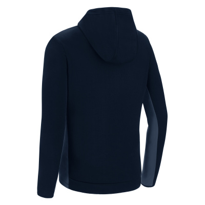 Олимпийка спортивная MACRON SUCCESS FULL ZIP HOODED 3D TOP NAVY/LIGHT NAVY