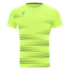 Футболка спортиная MACRON IVAN SHIRT NEON YELLOW/BLACK