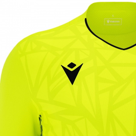 Футболка спортивная MACRON CORVUS ECO GK SHIRT NEON YELLOW/BLACK