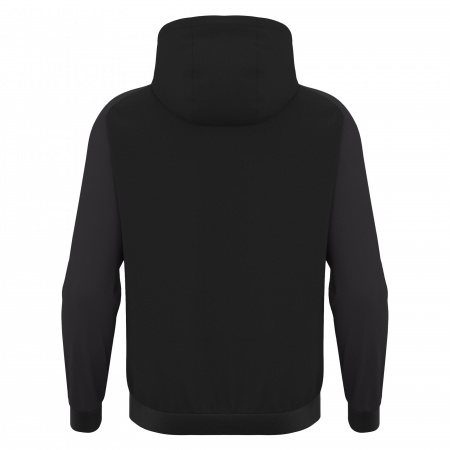Олимпийка парадная MACRON CHRONOS FULL ZIP TOP BLACK/DARK GREY