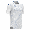 Футболка спортивная MACRON ARCANE ECO SHIRT WHITE/ROYAL BLUE