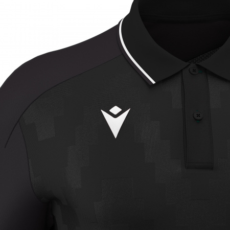 Поло парадное MACRON ECHOES POLO BLACK/WHITE