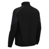 Олимпийка спортивная MACRON POSEIDON FULL LENGTH ZIP TOP BLACK/DARK GREY