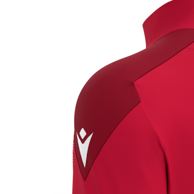 Толстовка тренировочная MACRON ANDUIN TRAINING 1/4 ZIP TOP RED/DARK RED