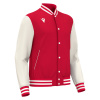 Куртка спортивная MACRON FIDDLE VARSITY COLLEGE JACKET RED/OFFWHITE