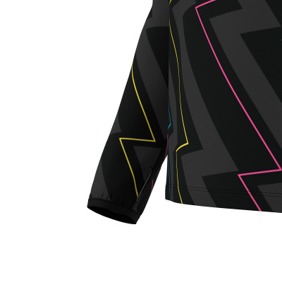 Толстовка тренировочная MACRON YARUGA TRAINING 1/4 ZIP TOP BLACK/THUNDER