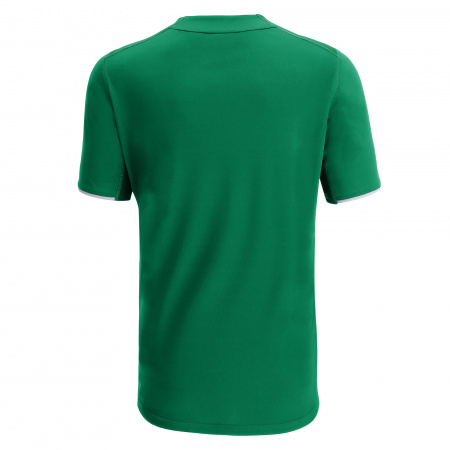 Футболка спортивная женская MACRON WIDIA ECO SHIRT GREEN/DARK GREEN/WHITE
