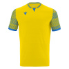Футболка спортивная MACRON TUREIS ECO SHIRT YELLOW/ROYAL BLUE