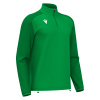 Толстовка тренировочная MACRON ISEN 1/4 ZIP TOP GREEN/DARK GREEN