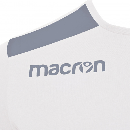 Футболка спортивная х/б MACRON FLUTE T-SHIRT WHITE/ANTHRACITE