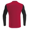 Футболка спортивная MACRON DENEB SHIRT LS RED/BLACK/WHITE