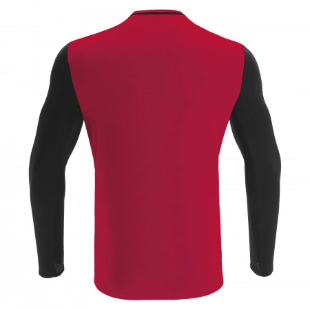 Футболка спортивная MACRON DENEB SHIRT LS RED/BLACK/WHITE