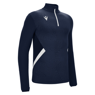 Толстовка тренировочная MACRON FRASER TRAINING 1/4 ZIP TOP NAVY/WHITE