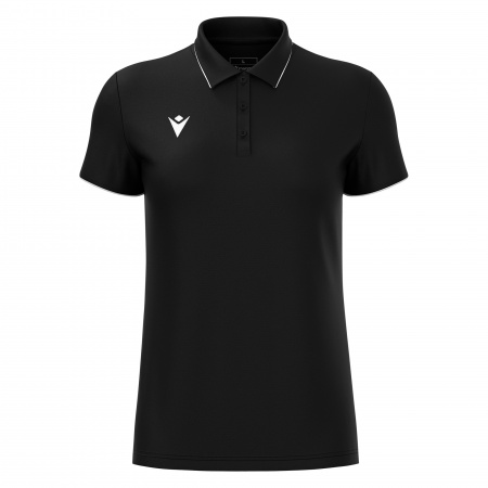 Поло спортивное женское MACRON MELODY POLO BLACK/WHITE