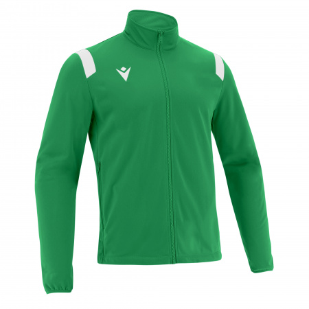 Олимпийка спортивная MACRON FUJIN FULL LENGTH ZIP TOP GREEN/WHITE