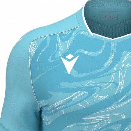 Футболка спортивная MACRON ARCANE ECO SHIRT COLUMBIA/WHITE