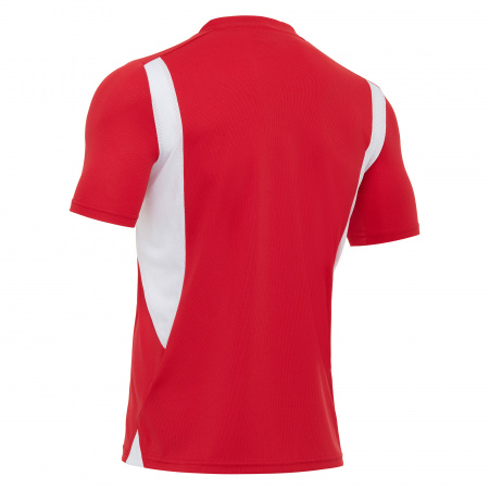 Футболка спортивная MACRON HELIUM SHIRT RED/WHITE