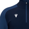 Толстовка тренировочная женская MACRON LENA TRAINING 1/4 ZIP TOP NAVY/LIGHT NAVY
