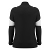 Толстовка тренировочная женская MACRON CHANTICO TRAINING 1/4 ZIP TOP BLACK/WHITE