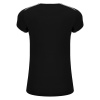 Футболка спортивная женская MACRON STEEL ECO SHIRT BLACK/DARK GREY/WHITE